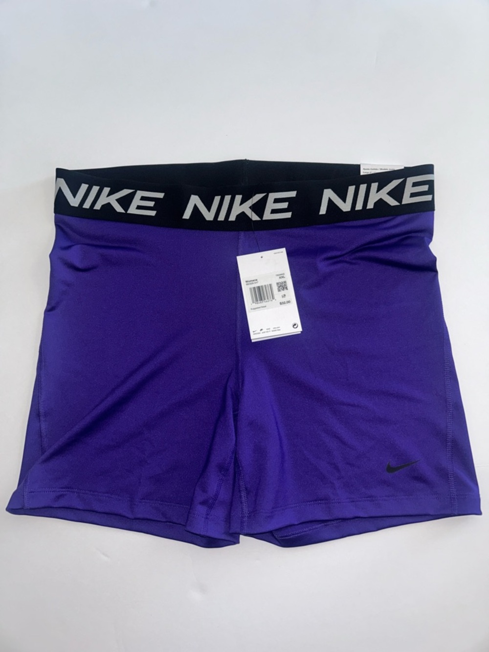 Nike Women's Purple Nike Pro 5” shorts